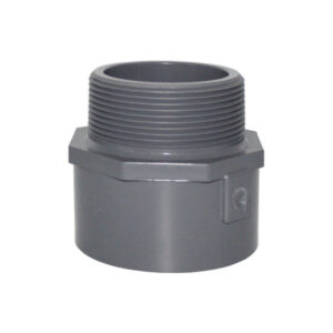 Adaptador Macho Sch-40 Pvc 1/2''Af Gris