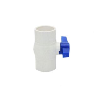 Llave Paso Bola 2 Pvc Tapa Azul