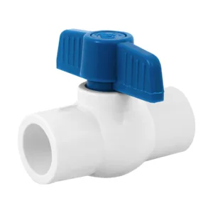 Llave Paso Bola 3/4 Pvc Tapa Azul